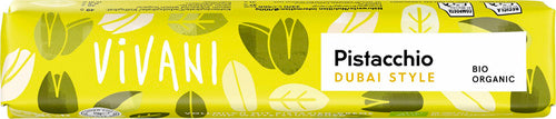Baton pistacjowy w stylu dubajskim bio 40 g - Vivani (EKO)