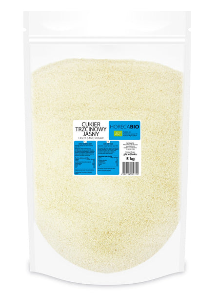 Cukier trzcinowy jasny 5 kg - Horeca (EKO)