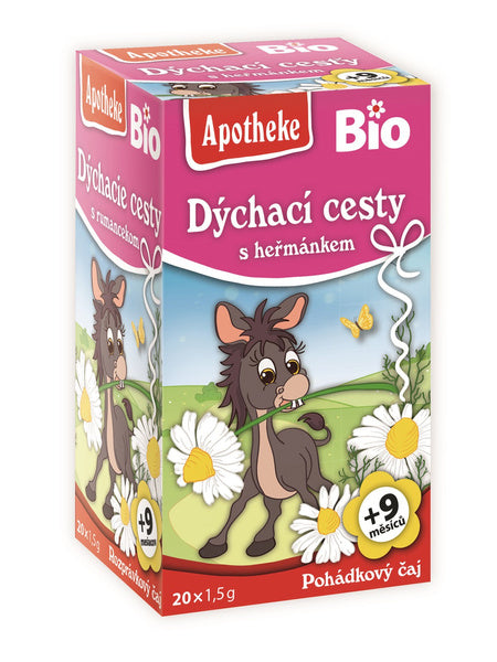 Herbatka dla dzieci na drogi oddechowe od 9 msc. 20 szt. 30 g - Apotheke (EKO)