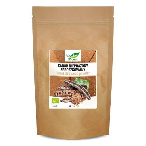 Karob nieprażony sproszkowany 400 g - Bio Planet (EKO)