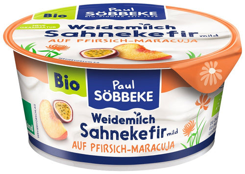 Kefir brzoskwinia marakuja kremowy 150 g - Sobbeke (EKO)