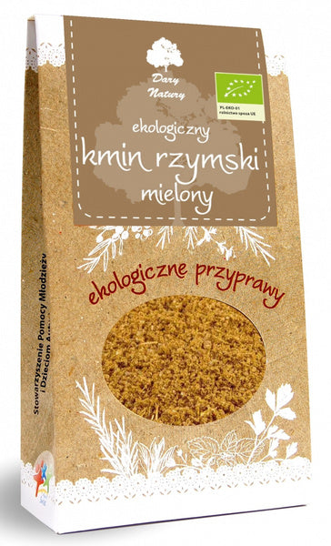 Kmin rzymski mielony 30 g - Dary Natury (EKO)