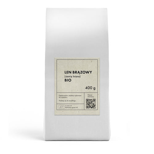 Len brązowy siemię lniane 400 g - The Planet (EKO)