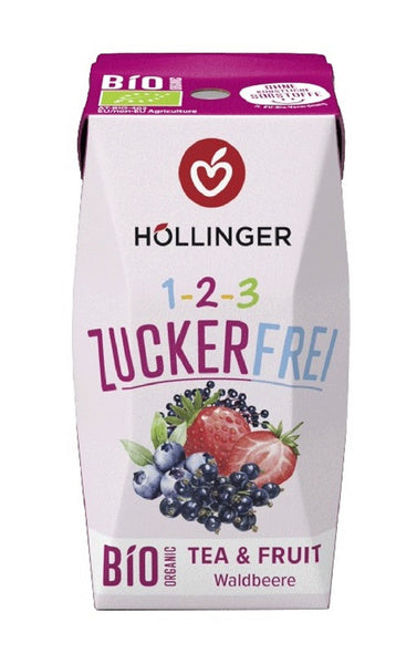 Napój owoce leśne bez cukru 200 ml - Hollinger (EKO)