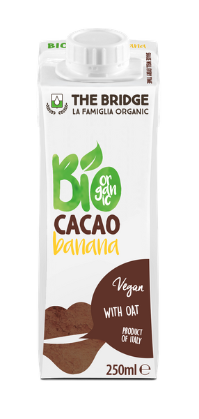 Napój owsiany bananowo kakaowy 250 ml – The Bridge (EKO)