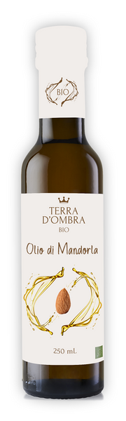 Olej migdałowy tłoczony na zimno 250 ml - Terra D'Ombra (EKO)