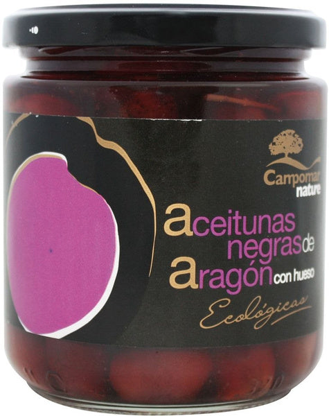 Oliwki czarne z pestką 350 g - Campomar Nature (EKO)