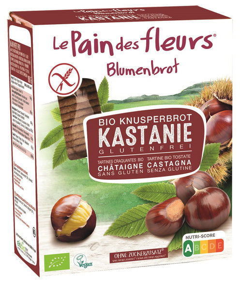 Pieczywo chrupkie kasztanowe bezglutenowe 150 g - Le Pain Des Fleurs (EKO)