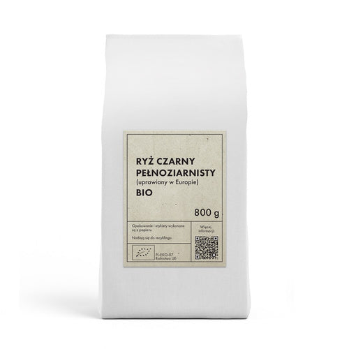 Ryż czarny pełnoziarnisty (europejski) 800 g - The Planet (EKO)