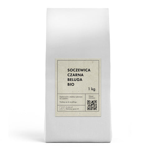 Soczewica czarna beluga 1 kg - The Planet (EKO)