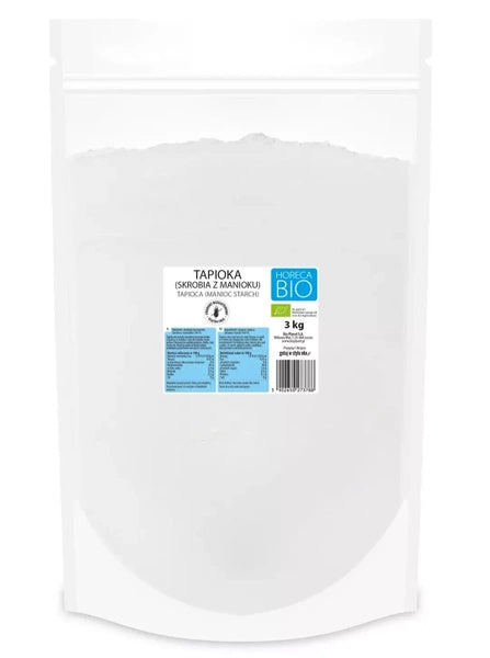 Tapioka skrobia z manioku bezglutenowa 3 kg - Bio Planet (EKO)