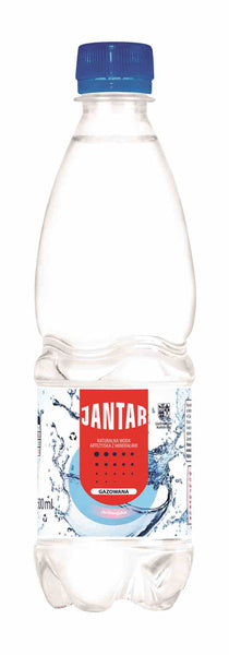 Woda Źródlana Średniozmineralizowana Gazowana 500 Ml - JANTAR