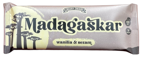 Baton bakaliowy chałwowy bezglutenowy 40 g - Zmiany Zmiany