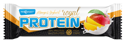 Baton proteinowy z mango w jogurtowej polewie bezglutenowy 60 g - Maxsport