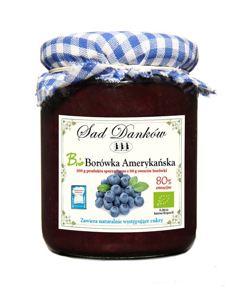 Borówka amerykańska 80 % 260 g - Sad Danków (EKO)