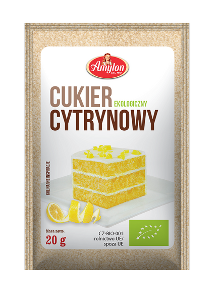 Cukier cytrynowy 20 g - Amylon (EKO)