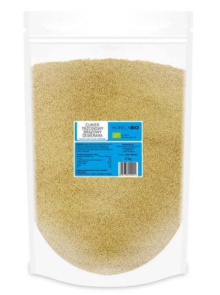 Cukier trzcinowy demerara 5 kg - Bio Planet (EKO)