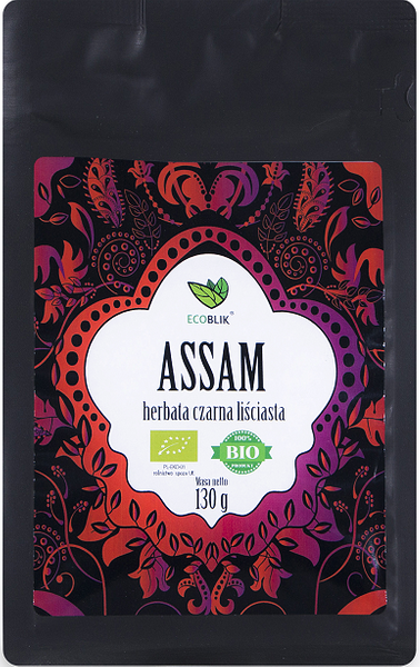 Herbata czarna liściasta assam 130 g - Ecoblik (EKO)