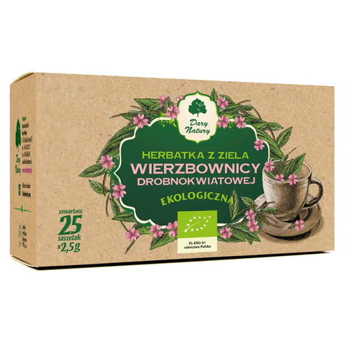 Herbatka ziele wierzbownicy drobnokwiatowej 25 szt. 62,5 g - Dary Natury (EKO)