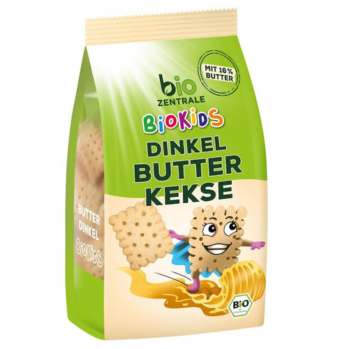 Herbatniki maślane orkiszowe dla dzieci 125 g - Bio Zentrale (Biokids) (EKO)