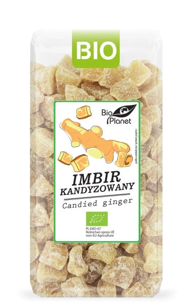 Imbir kandyzowany 400 g - Bio Planet (EKO)
