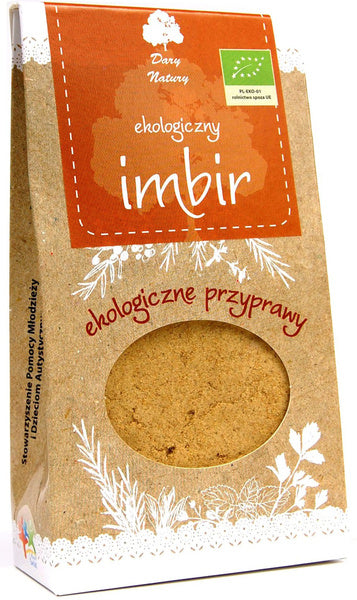 Imbir mielony 60 g - Dary Natury (EKO)