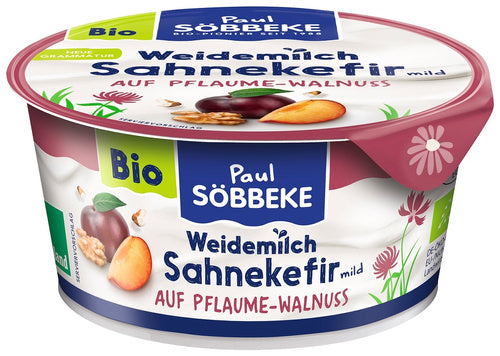 Kefir kremowy śliwka orzech włoski 150 g - Sobbeke (EKO)