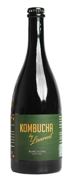Kombucha fermentowana na buku kwiaty czarnego bzu 750 ml - Kombucha By Laurent (EKO)