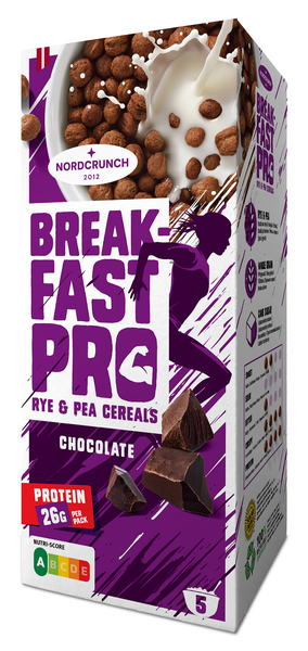 Kulki proteinowe czekoladowe 150 g - Nordcrunch (Breakfast Pro)