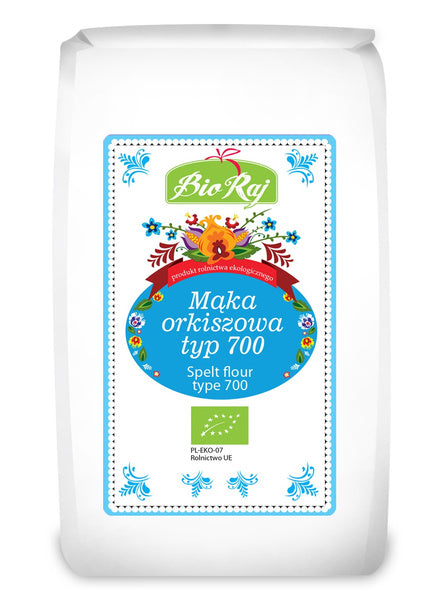 Mąka orkiszowa chlebowa typ 700 500 g - Bio Raj (EKO)