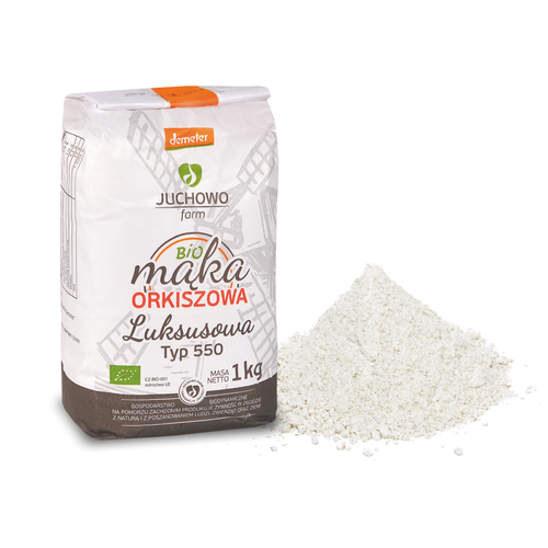 Mąka orkiszowa luksusowa typ 550 1 kg - Juchowo (EKO)