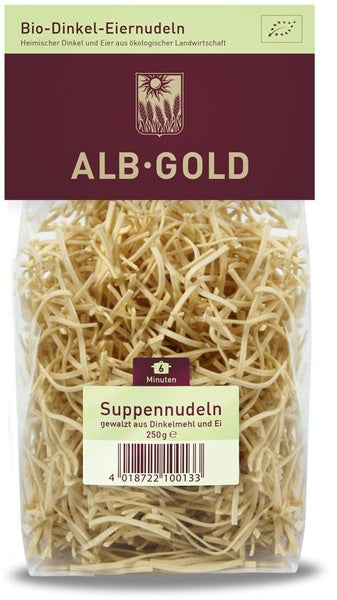 Makaron orkiszowy nitki 250 g - Alb-Gold (EKO)