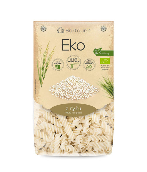 Makaron świderki ryżowy 250 g - Bartolini (EKO)