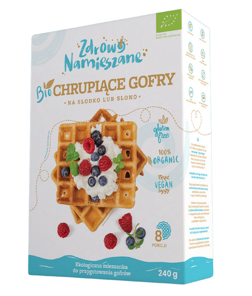 Mieszanka na gofry bezglutenowa 240 g - Zdrowo Namieszane (EKO)