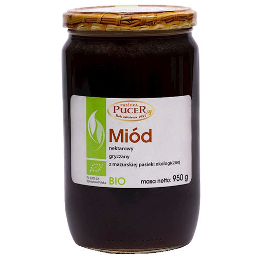 Miód gryczany 950 g - Pasieka Pucer (EKO)