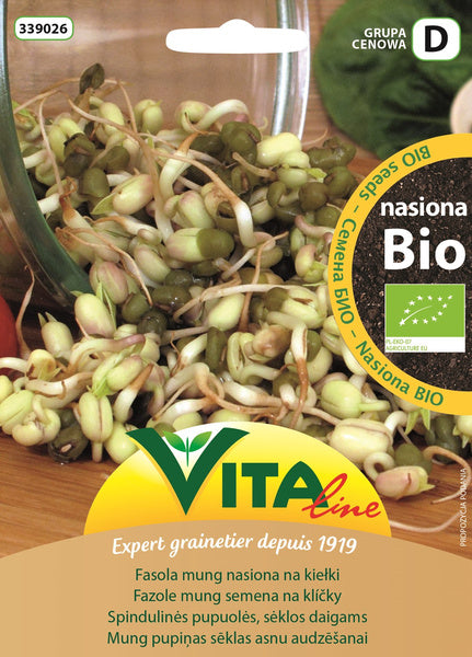 Nasiona fasoli mung na kiełki 30 g - Vita Line (EKO)