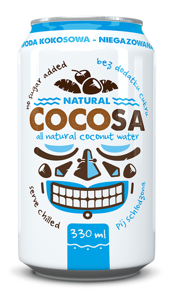Naturalna woda kokosowa niegazowana 330 ml - DIET-FOOD