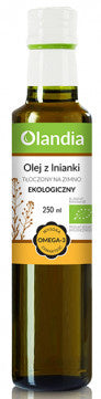 Olej z lnianki tłoczony na zimno 250 ml - Olandia (EKO)