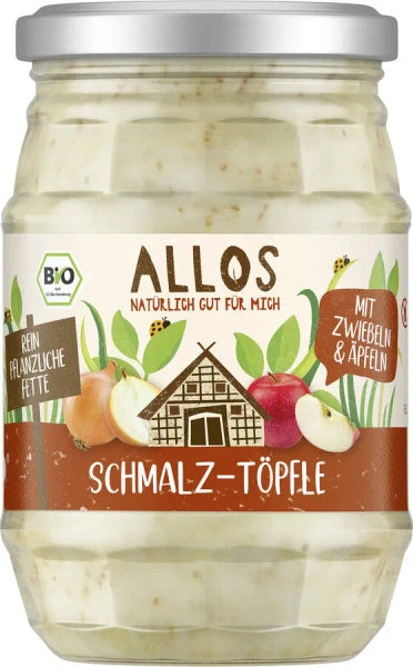 Smalczyk wegański z cebulą i jabłkiem bezglutenowy 250 g - Allos (EKO)