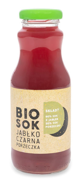Sok jabłkowo porzeczkowy NFC 250 ml - Owocowe Smaki (EKO)