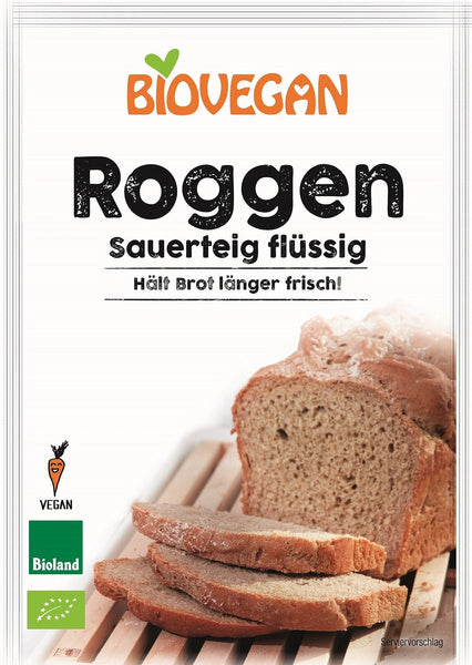 Zakwas chlebowy żytni w płynie 150 g - Biovegan (EKO)